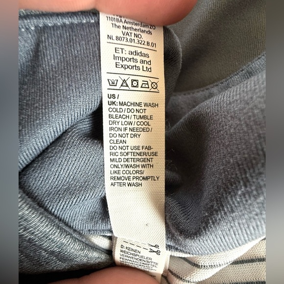 Adidas Denver Nuggets Quarter-Zip Pullover Gray Long Sleeve Women’s Small - Picture 4 of 9